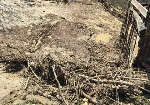 Un bistrițean a făcut o descoperire macabră în propria curte după ce s-au retras apele care i-au inundat gospodăria