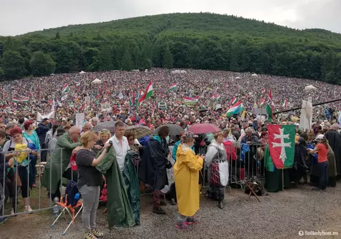 Pelerinajul impresionant de Rusaliile catolice, la Șumuleu Ciuc. Peste 100.000 de persoane, la slujbă / FOTO&VIDEO