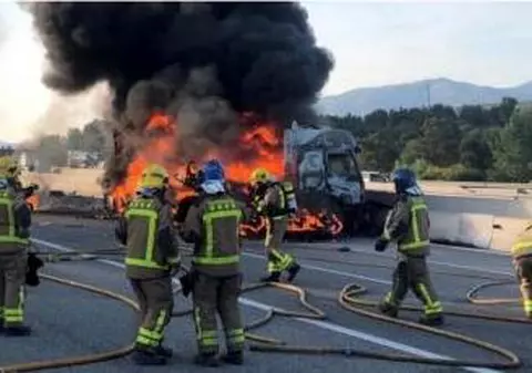 Șofer român mort în Spania, ars în cabina TIR-ului. Ultima discuție purtată cu fiul său: „E ultima cursă, Luisito”