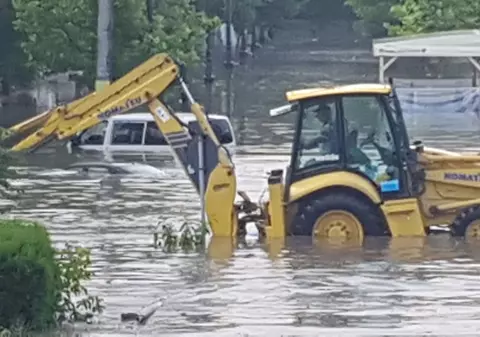 VIDEO/ Inundații în Cernavodă