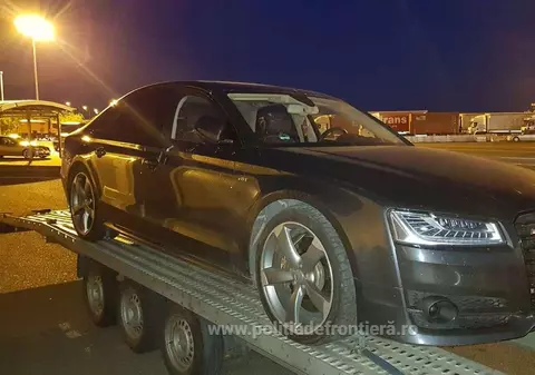 Autoturism de lux căutat de autorităţile din Germania, depistat de poliţiştii de frontieră din Vama Nădlac II