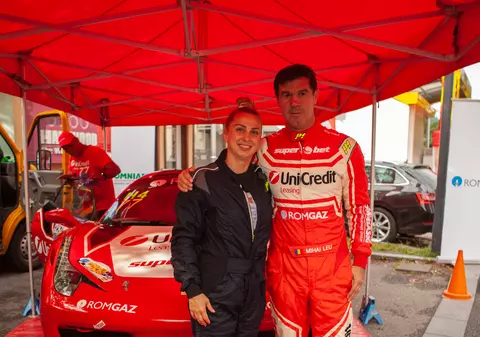 Alina Dumitru i-a purtat noroc lui Mihai Leu la Sinaia. Victorie clară pentru fostul campion mondial la box în cursa de viteză în coastă