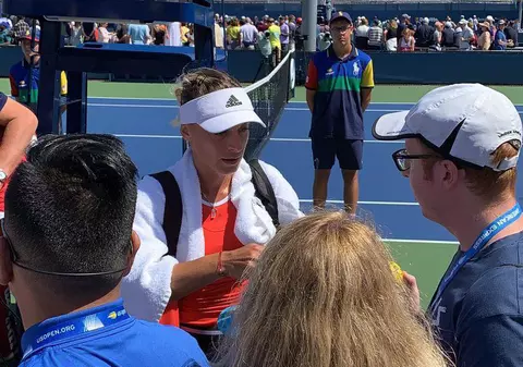 Ana Bogdan, prima jucătoare din România care se califică în turul 2 la US Open. Sportiva noastră i-a cucerit pe spectatori