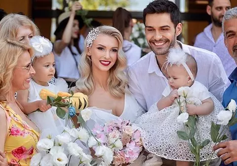 Mesajul Andreei Bălan după cununia civilă. Ce a spus despre fiica ei cea mare