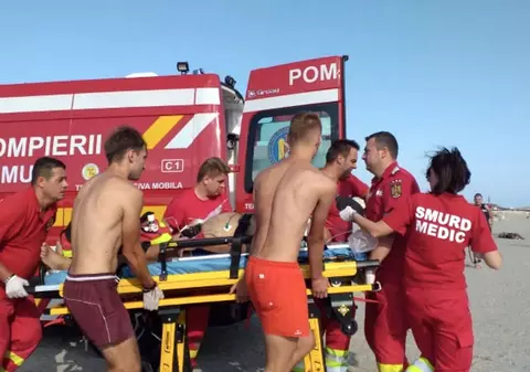 Bărbat înecat în Mangalia. A ignorat steagul roșu al salvamarilor