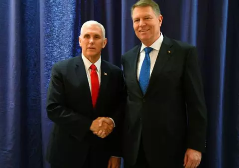 Donald Trump, pregătit pentru întâlnirea cu Iohannis de către vicepreședintele său, Mike Pence