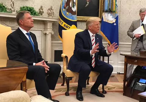 Ce au discutat Iohannis și Trump despre soldații americani din România