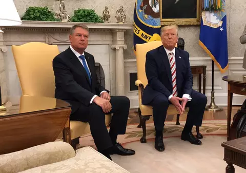 Iohannis, după întâlnirea de la Casa Albă: „Președintele Trump a exprimat o puternică apreciere pentru că România a adoptat pragul de 2% din PIB pentru apărare”