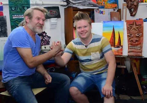 Tatăl lui Rareș de la Free Deejays, Corneliu "Kenny" Varniote, e pictor și autor de graffiti 3D