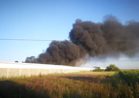 Incendiu la depozitul de deșeuri din Nojorid. Este al doilea incendiu în mai puțin de o lună