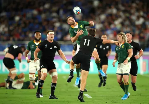 Campioană mondială en-titre, Noua Zeelandă a bătut Africa de Sud, în ”finala din grupe”, de la Cupa Mondială de rugby 2019