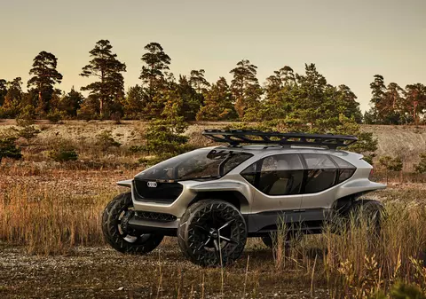 Mașina off-road autonomă care folosește drone în loc de faruri a fost creată de Audi. Un concept-car cu funcții uimitoare