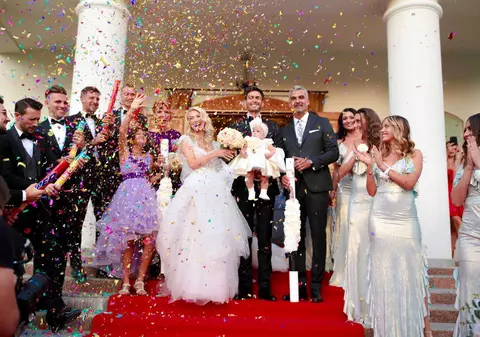 Dansul mirilor la nunta Andreei Bălan, întrerupt de fiica lor | VIDEO