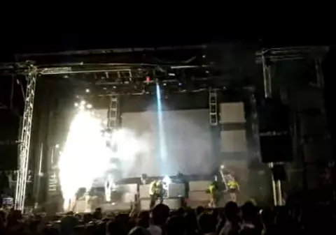 O cântăreața din Spania a murit pe scenă din cauza unor artificii. Momentul șocant a fost filmat