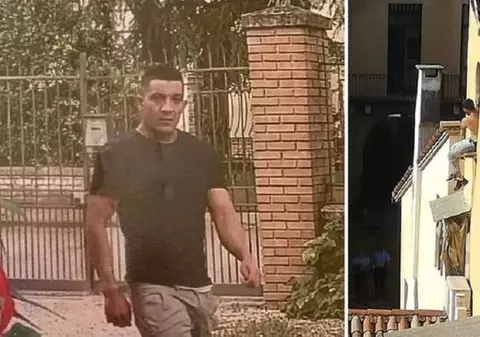 Un hoț român din Italia, prins după o urmărire ca-n filme, pe clădiri