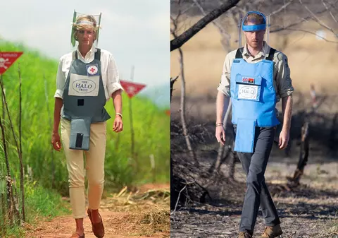 Prințul Harry, pe urmele mamei sale în Angola. A mers pe un câmp minat, precum Prințesa Diana
