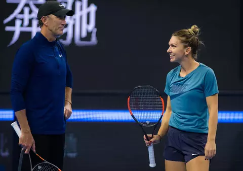 Simona Halep îl laudă pe Darren Cahill: ”Este cel mai bun antrenor din lume”. Mesaj pentru Daniel Dobre
