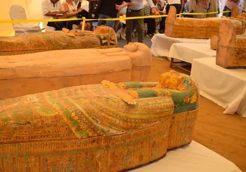 Zeci de sarcofage vechi de peste 3.000 de ani, găsite în Egipt: ”Este cea mai importantă descoperire din epoca modernă”