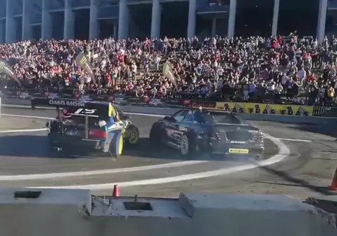 Arena Națională, plină ochi înainte de România - Norvegia la finala Campionatului Național de Drift