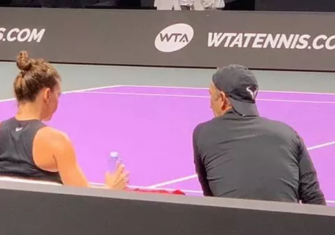 Simona Halep, antrenament cu Darren Cahill, la Shenzhen. ”Mă bucur că ai revenit alături de mine”