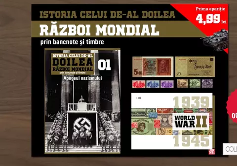 Istoria celui de-al Doilea Război Mondial, altfel de cum o știm, prin bancnote și timbre | PENTRU COLECȚIONARI