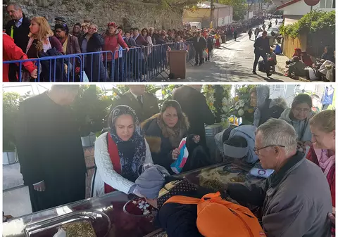Zeci de mii de oameni s-au închinat la racla Sfintei Parascheva, în prima zi a pelerinajului de la Iași