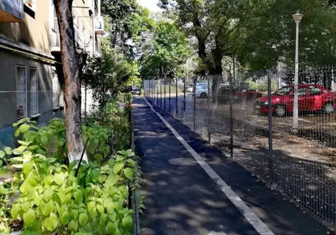 G4Media: Gard ridicat în mijlocul unei străzi din sectorul 4, cu autorizație de la primărie