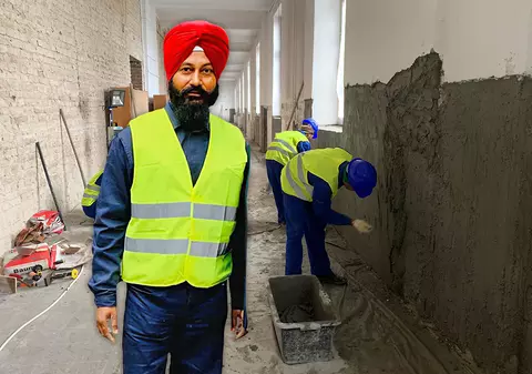 Un liceu din Buzău e reabilitat cu muncitori indieni, iar o stradă e reparată cu muncitori din Vietnam. Firmele de construcții nu mai găsesc forță de muncă în România