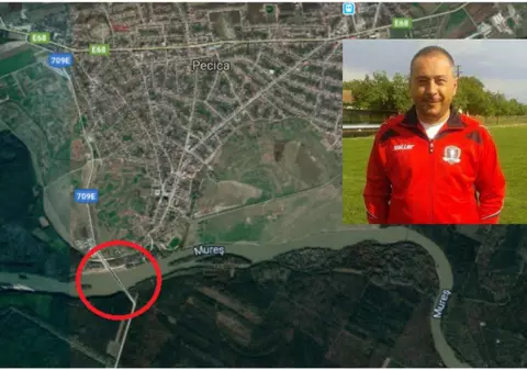 Președinte de club, găsit înecat în râu, la Pecica. Omul nu a mai răspuns la telefon de vineri după amiază