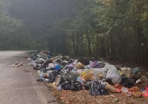 Autoritățile au strâns gunoiul și au amplasat pubele în zona lacului Surduc, după ce turiștii au sesizat Garda de Mediu