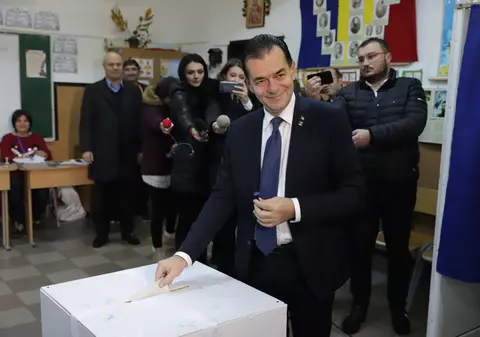 Premierul Ludovic Orban a votat: "Nu am emoţii în privinţa victoriei, ci doar al scorului!"