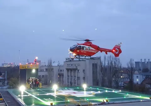 Cum arată singurul heliport al unui spital din București