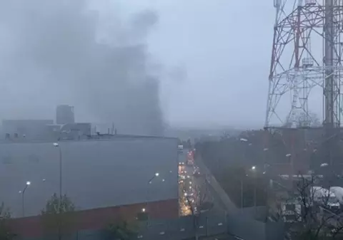 VIDEO | Haos în fața mall-ului Sun Plaza după incendiu. Angajații centrului comercial au dirijat traficul