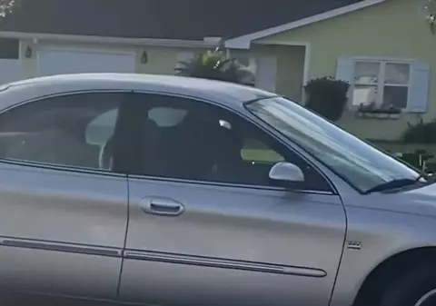 VIDEO | Un câine rămas singur în mașină a reușit să pornească autoturismul. Patrupedul a mers în cerc timp o oră