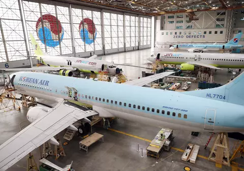 Coreea de Sud a reținut la sol 13 avioane Boeing 737 după ce au fost descoperite fisuri