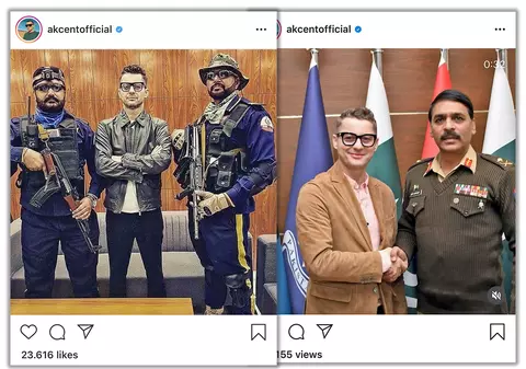 Vedetă din România cu imagine impecabilă, cooptată de armata pakistaneză ca să-i facă publicitate împotriva Indiei în conflictul periculos din Kashmir!