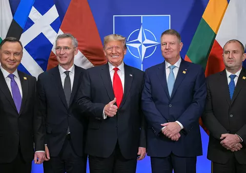 Iohannis, la masa liderilor NATO care alocă 2% din PIB pentru Apărare. Trump plusează: poate creștem la 4%