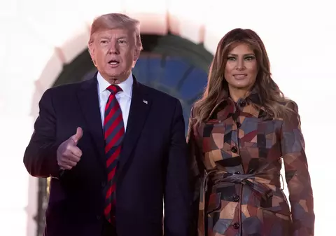 Melania Trump doarme separat de soțul ei, președintele SUA