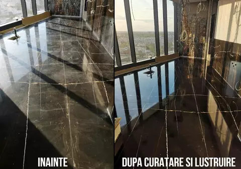 (Publicitate) Reda stralucirea podelei tale. Apeleaza la o firma de curatenie pentru servicii profesionale slefuire marmura!