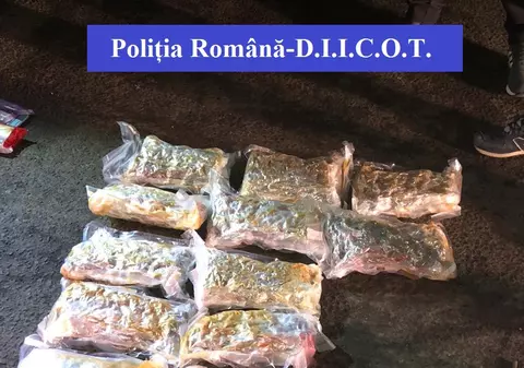 Medic din Arad, prins în flagrant delict când primea 20 de kilograme de canabis
