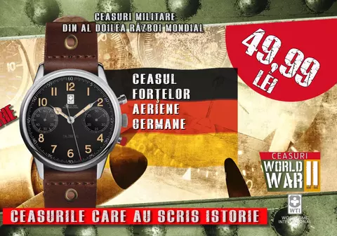 Libertatea îți prezintă o colecție-eveniment: 12 ceasuri din Cel De-al Doilea Război Mondial