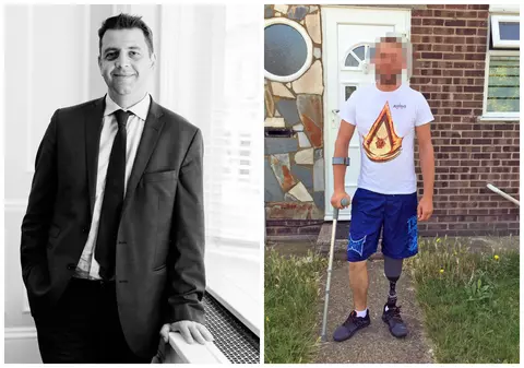 2 milioane de lire despăgubire pentru un muncitor din Neamț care a rămas fără un picior într-o fabrică din Londra. Cum l-a ajutat un avocat român