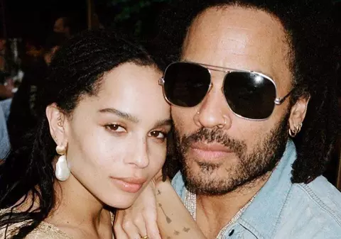 Fiica lui Lenny Kravitz a făcut publice fotografii de la nunta sa