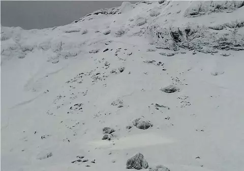 Cum arată o avalanșă în Carpați. Detalii inedite și fotografii
