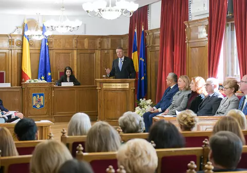 Klaus Iohannis, la bilanţul ÎCCJ: "Justiţia din România a fost supusă unor  încercări de subordonare faţă de politic!"