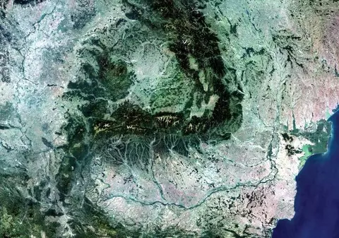 Fotografie spectaculoasă | Cum se vede România din spațiu