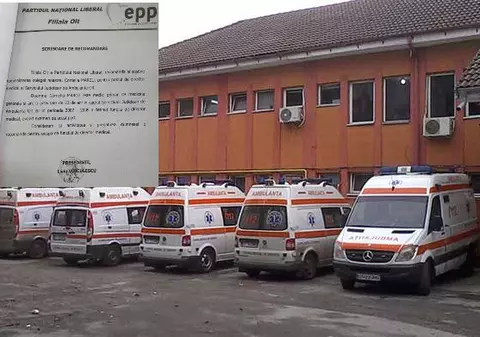 Documente din interiorul Ministerului Sănătății. Recomandare la dosar de la PNL Olt pentru numirea ca director medical la Serviciul Județean de Ambulanță!