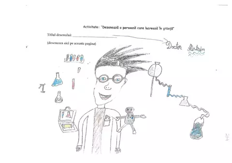 Ce au desenat peste 200 de copii din România când au fost rugați să-și imagineze o „persoană care lucrează în știință”