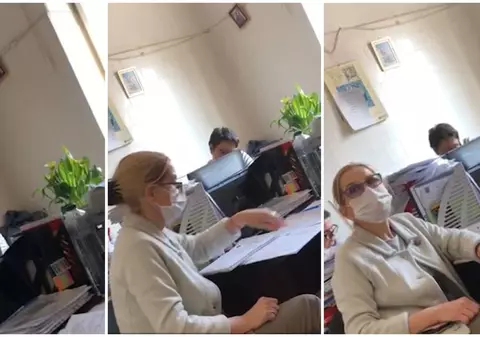 Imagini incredibile din interiorul DSP București în ziua declarării restricțiilor.  “Suntem doar noi 4, ce să facem?”