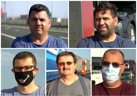 Șoferii de TIR care străbat Europa, prin mijlocul pandemiei, cu orice risc. „Dacă ne oprim și noi, atunci chiar că se oprește lumea!”